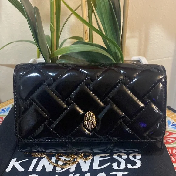 Kurt Geiger extra mini Shiny Kensington crossbody bag - Picture 3 of 14